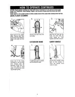 Предварительный просмотр 8 страницы Dirt Devil Vacuum Cleaner Owner'S Manual