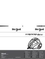 Dirt Devil Vaporflex M3101 Operating Manual preview