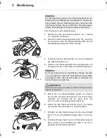 Предварительный просмотр 12 страницы Dirt Devil Vaporflex M3101 Operating Manual