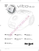 Preview for 1 page of Dirt Devil vito 5.0 Operating Manual