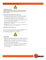 Preview for 6 page of Dirty Hand Tools 100450 Operation Manual