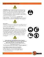 Preview for 4 page of Dirty Hand Tools 100983 Operation Manual