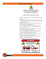 Preview for 9 page of Dirty Hand Tools 101105 Operation Manual