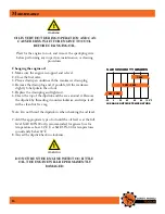 Preview for 16 page of Dirty Hand Tools 101105 Operation Manual