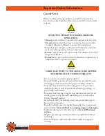 Preview for 5 page of Dirty Hand Tools 103408 Operation Manual