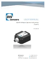 DIS Sensors QG65D User Manual предпросмотр