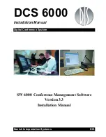 Preview for 1 page of DIS DCS-6000 Installation Manual