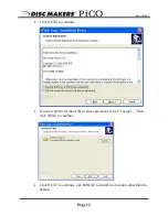 Preview for 13 page of Disc Makers Pico MAC User Manual