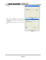 Preview for 44 page of Disc Makers Pico MAC User Manual