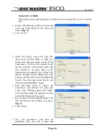 Preview for 45 page of Disc Makers Pico MAC User Manual