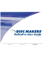 Предварительный просмотр 1 страницы Disc Makers ReflexPro4 User Manual