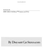 Discount Car Stereo BMW-MINI XM Direct Faq preview