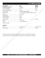 Preview for 5 page of Discount Equipment MAYCO ST-70 Parts And Operation Manual