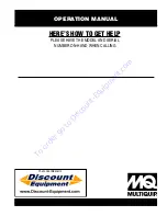 Предварительный просмотр 34 страницы Discount Equipment MULTIQUIP Mikasa Series Operation Manual