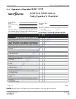 Preview for 38 page of Discount Equipment SKYJACK SJ3013 Operation Manual