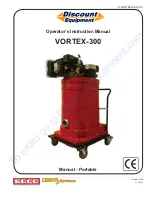 Discount Equipment VORTEX-300 Operator'S Instruction Manual предпросмотр