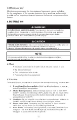 Preview for 11 page of DISCOVER LITHIUM BLUE DLB-G24-12V Installation And Operation Manual