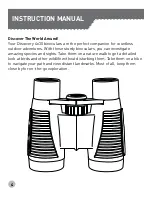 Preview for 4 page of Discovery Telecom 4x30 Binoculars Instruction Manual