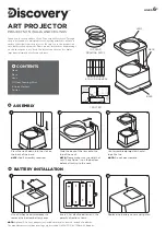 Discovery Telecom ART PROJECTOR Manual preview