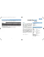 Preview for 54 page of Discus FLASH Lite 1401 Instruction Manual