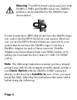 Preview for 4 page of Dish Network Dish Pro 34 Installation Manual