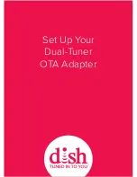 Dish Network Dual-Tuner OTA Adapter Setup Manual предпросмотр