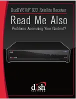 Dish Network DuoDVR ViP 922 User Manual preview