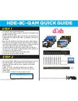 Dish Network HDE-8C-QAM Quick Manual предпросмотр