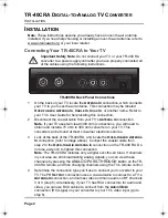 Preview for 12 page of Dish Network TR-40CRA User Manual