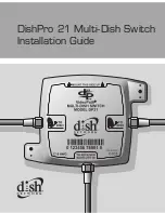 Preview for 1 page of Dish Network VideoPath DishPro 21 Installation Manual