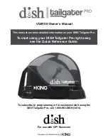 DISH Tailgater VQ4900 Owner'S Manual preview