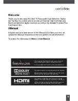 Preview for 3 page of Dish TV Freeview plus User Manual