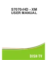 Preview for 1 page of Dish TV satBox S7070rHD-XM User Manual