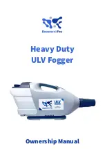 Disinfect&Fog Heavy Duty ULV Fogger Owner'S Manual preview