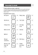 Preview for 4 page of Disney baby NEMO Palma Change Centre 057630-259 Manual