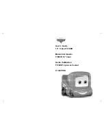 Disney Cars C1320PTVD User Manual preview