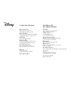 Preview for 2 page of Disney Cinderella DT1350-CIN Specifications