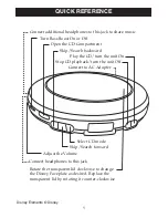 Preview for 2 page of Disney DCD6005-P User Manual