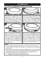 Preview for 11 page of Disney DCD6005-P User Manual