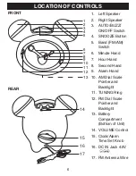 Предварительный просмотр 7 страницы Disney DCR5500-C User Manual