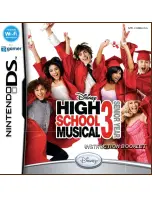 Disney Disney High School Musical 3: Senior Year Nintendo DS NTR-CHME-USA Instruction Booklet preview