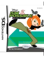 Disney Disney's Kim Possible: Global Gemini NTR-AK6E-USA Instruction Booklet предпросмотр