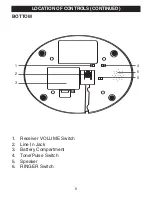 Preview for 7 page of Disney DPH8010-P User Manual