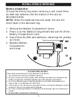 Preview for 9 page of Disney DPH8010-P User Manual