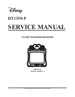 Preview for 1 page of Disney DT1350-C Service Manual