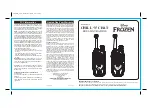 Preview for 2 page of Disney FROZEN CHILL ‘N’ CHAT FRS 2-WAY RADIOS Manual