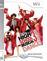 Предварительный просмотр 1 страницы Disney High School Musical 3: Senior Year DANCE! Instruction Booklet