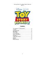 Disney Toy Story Mania! User Manual предпросмотр