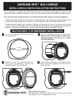 Dispense-Rite SLR-2 Series Installation & Baffle Selection Instructions предпросмотр