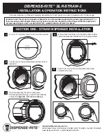 Dispense-Rite SLR-STRAW-2 Installation & Operation Instructions предпросмотр